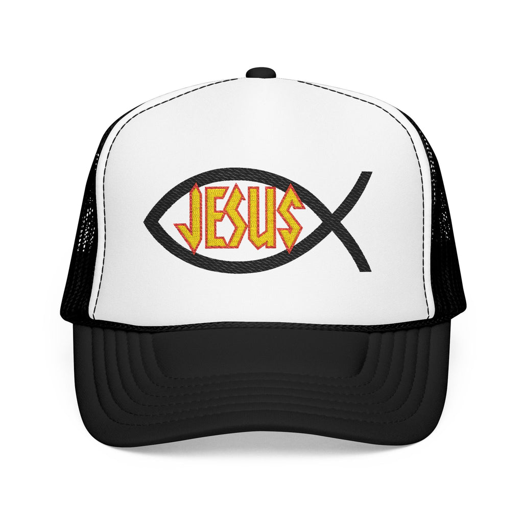 Embroidered Jesus Trucker Hat