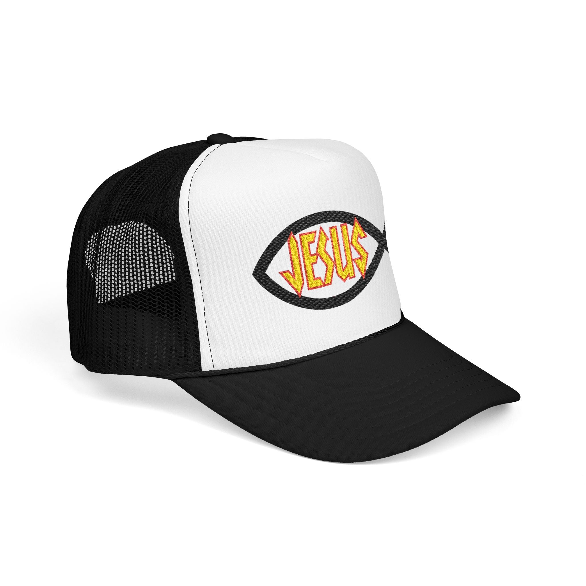 Embroidered Jesus Trucker Hat