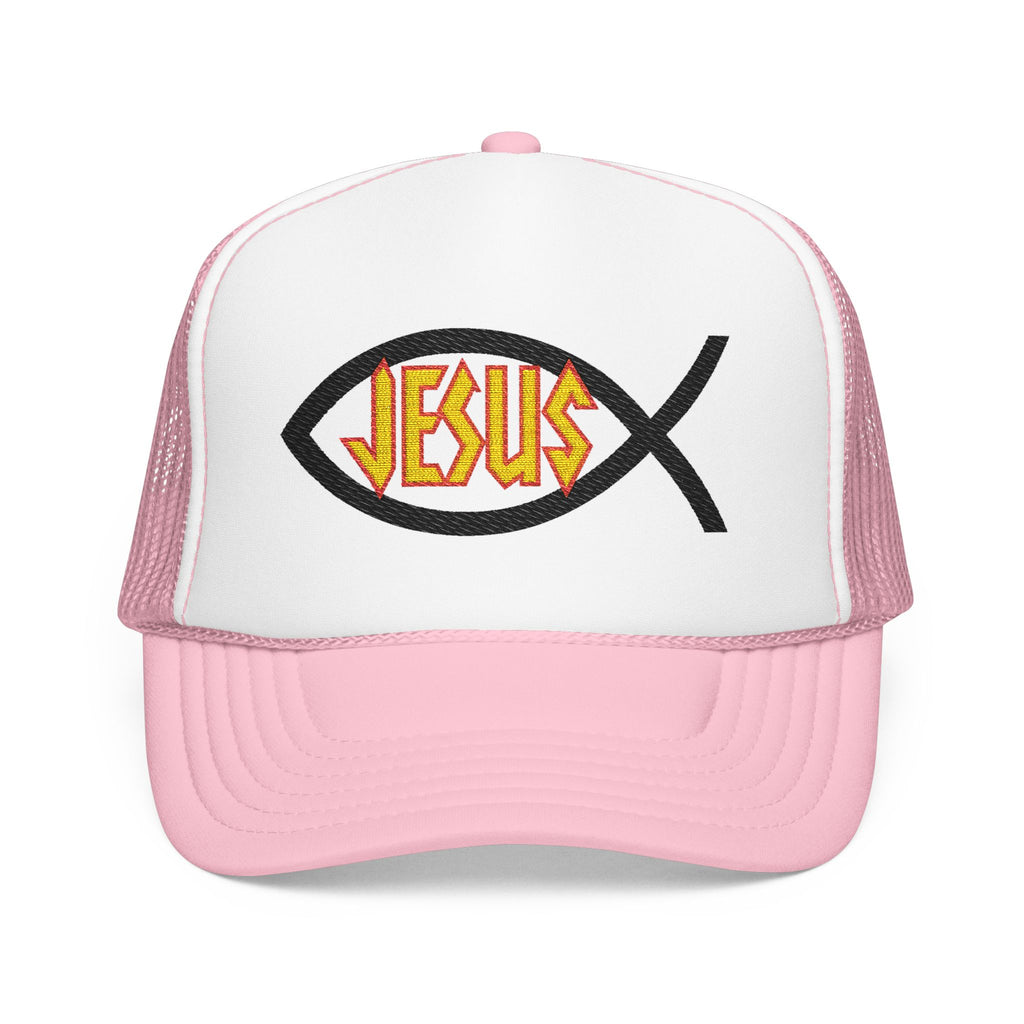Embroidered Jesus Trucker Hat